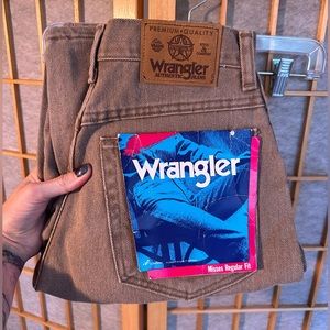 Deadstock tan Wranglers Sz Misses 10